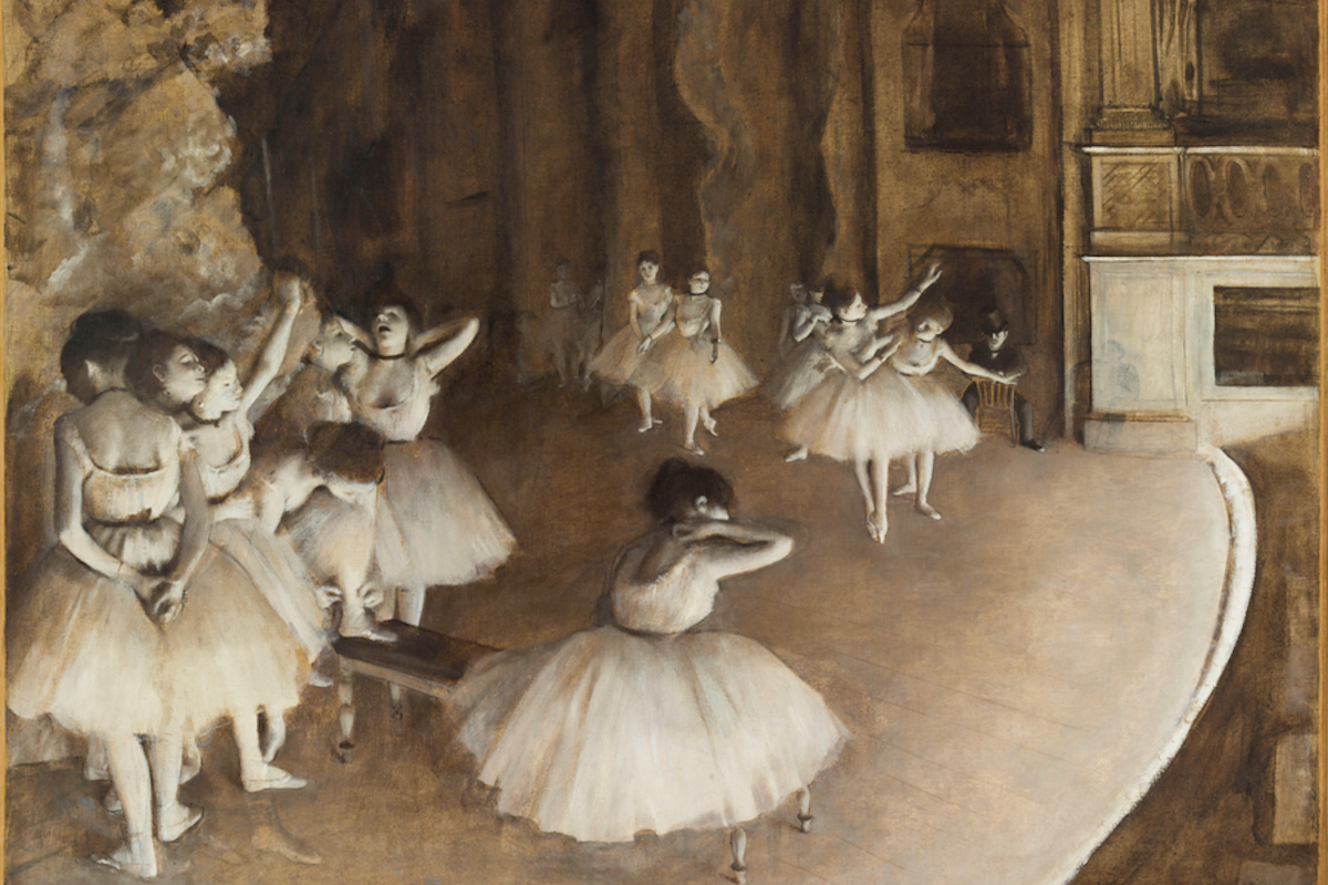 Edgar Degas Prova di un balletto in scena, 1874, Museo dOrsay