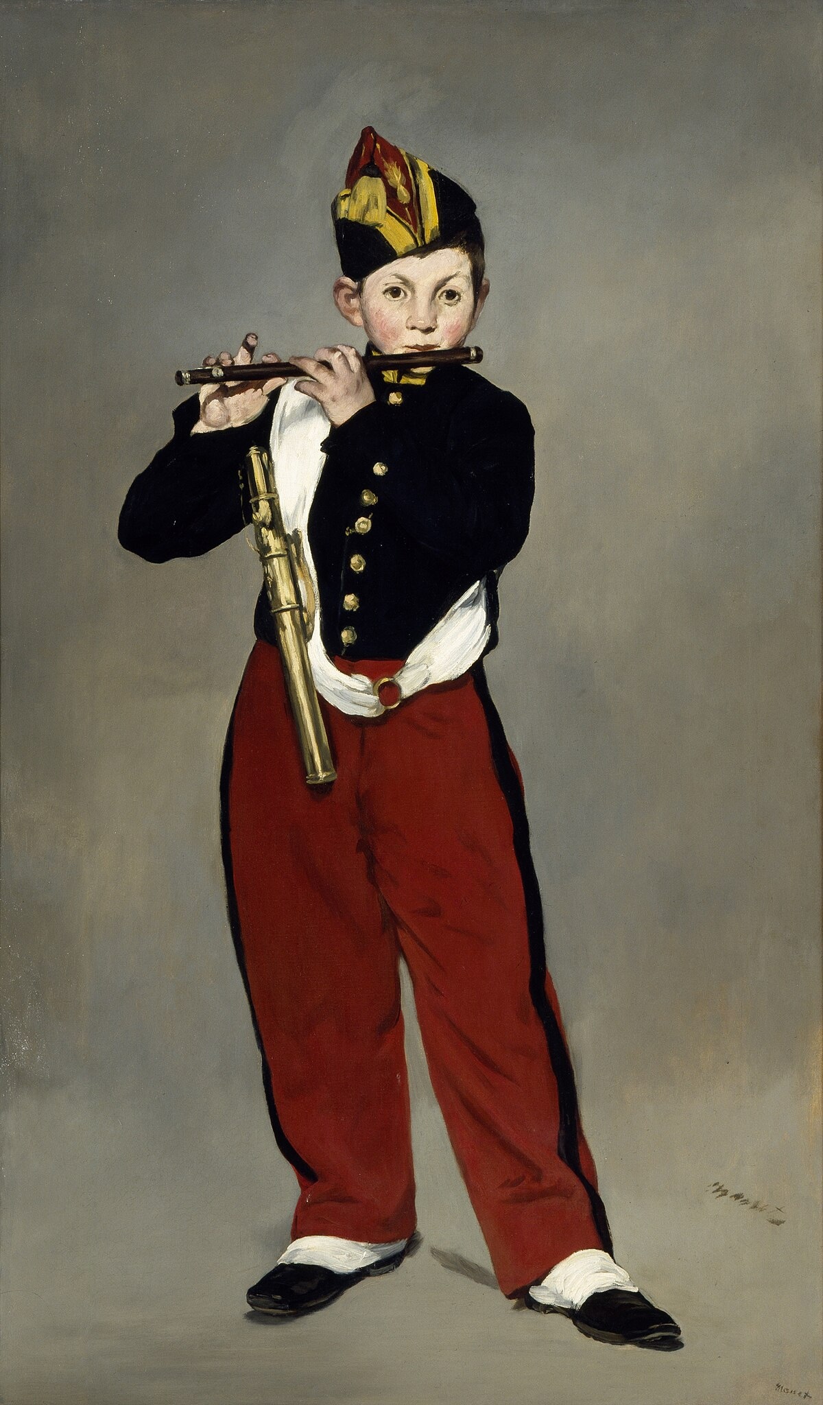 Edouard Manet, Young Flautist, The Fifer (1866)