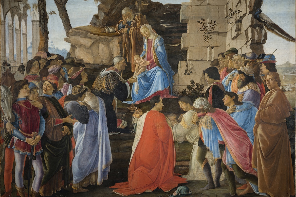 adorazione dei magi, botticelli, museo diocesano milano