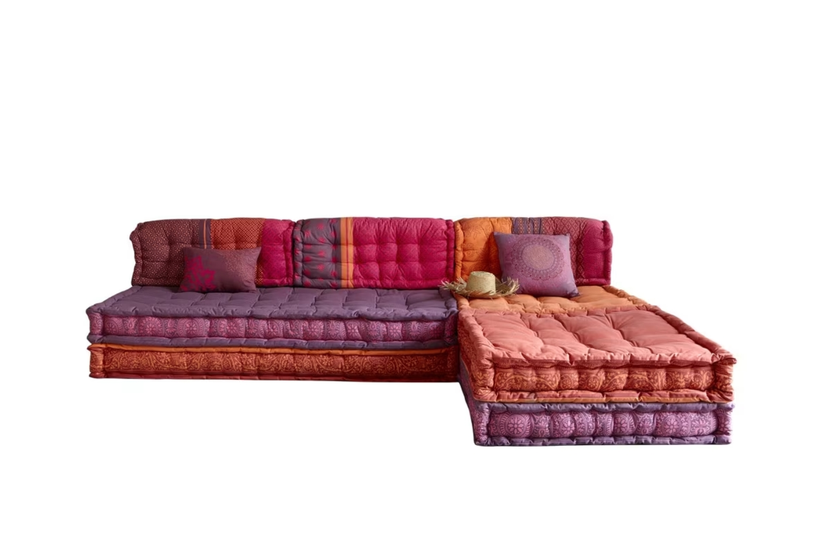 afrohemian decor, divano maison du monde