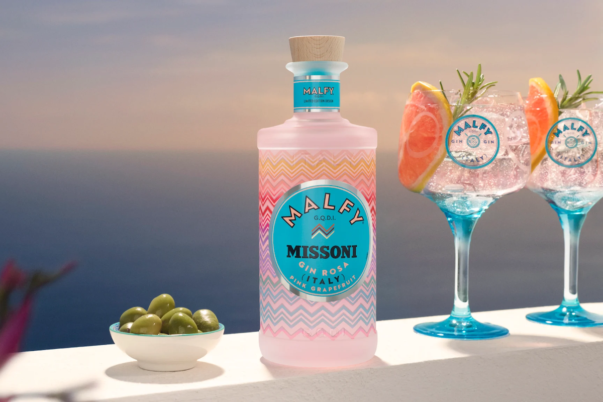 bottiglie da collezione, capodanno malfy gin