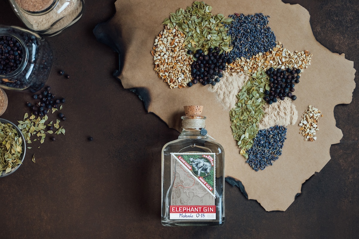 bottiglie delle feste 2025, Elephant Gin_London Dry_Map Mood Africa