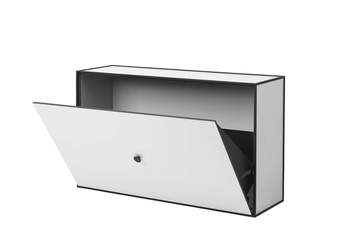 come arredare ingresso casa, scarpiera frame