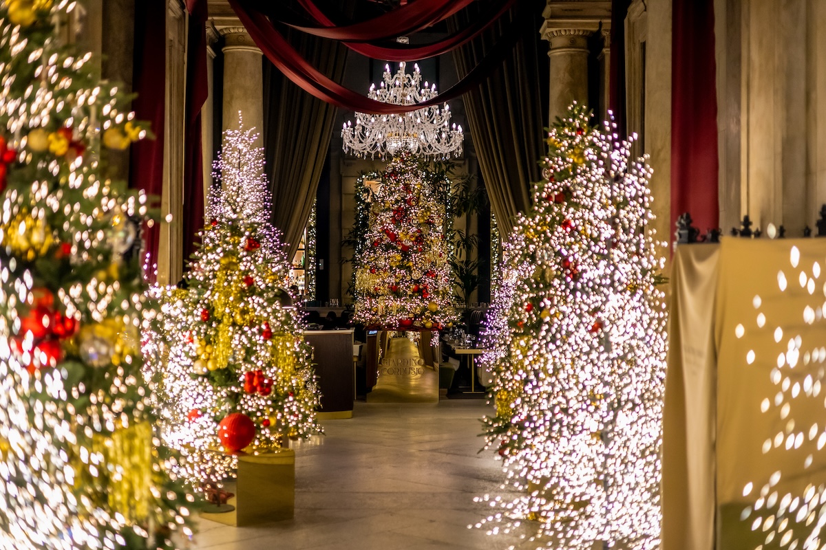 feste di natale hotel lusso milano, palazzo cordusio