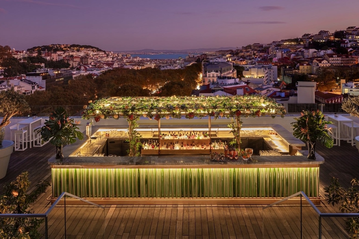 migliori rooftop bar europa, lisbona