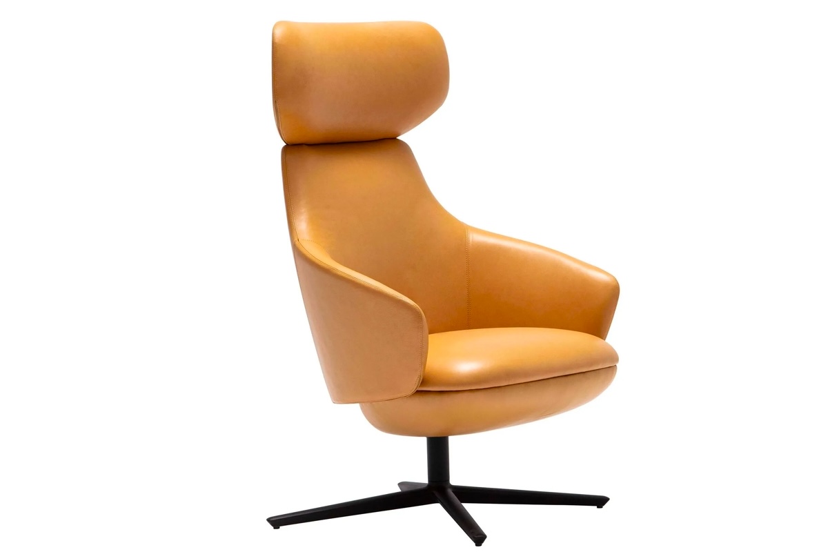 tendenza design giallo burro, poltrona Andreu World