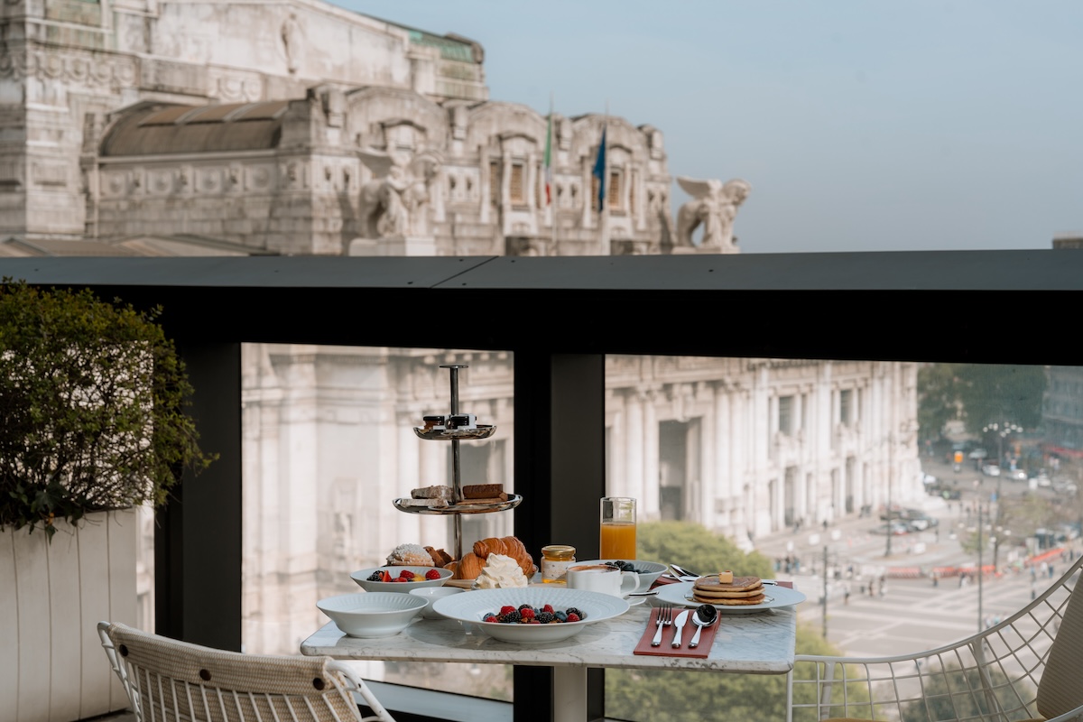 terrazze milano, late breakfast HotelGallia 2026