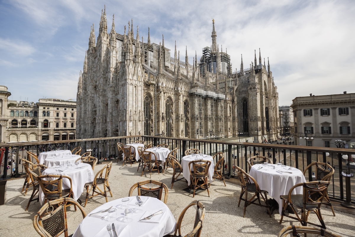terrazze rooftop milano 2025, Da Giacomo Arengario